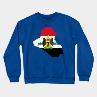 Iraq Map Crewneck Sweatshirt